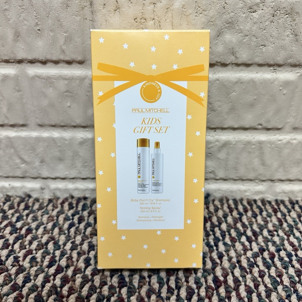 NEW 2pc Paul Mitchell Kids Baby‎ Don't Cry Shampoo 10.14 oz. & Taming Spray 8.5